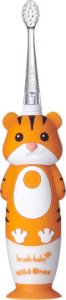 Szczoteczka Brush-baby WildOnes Tiger Pomarańczowa 3