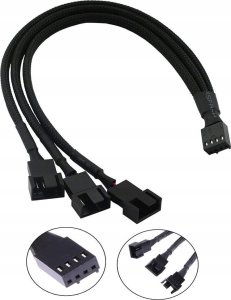 1stCOOL 1stCOOL redukce pro ventilátory 1x 4pin PWM na 3x 4pin PWM 1