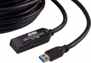 Kabel USB Aten USB-A - USB-C 10 m Czarny (UE331C) 3
