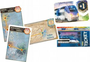 Rebel Dodatek do gry Wsiąść do Pociągu: Kolekcja Map 8 - Półwysep Iberyjski i Korea Południowa 4