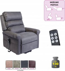 Aston Fotel geriatryczny Stylea II - Kolor: Titan Alcantara 3