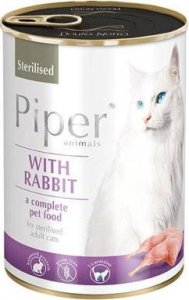 Dolina Noteci DOLINA NOTECI Piper z królikiem - mokra karma dla kota - 400g 2