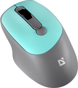 Mysz Defender Mysz bezprzewodowa Defender FEAM MM-296 optyczna bezklikowa silent 1600dpi mięta 2