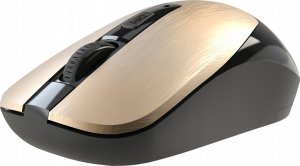 Mysz Defender Mysz bezprzewodowa Defender WAVE MM-995 optyczna bezklikowa silent 1600dpi złota 2