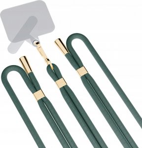 3MK Smycz do telefonu - 3mk EasyClip - Ciemny Zielony (złoty) 3