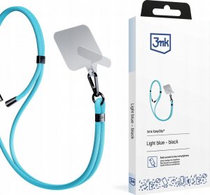 3MK Smycz do telefonu - 3mk EasyClip - Jasny niebieski 13