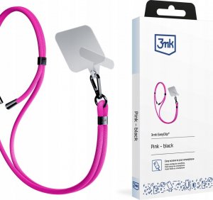 3MK Smycz do smartfona EasyClip Pink (black) 13