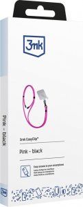 3MK Smycz do smartfona EasyClip Pink (black) 14