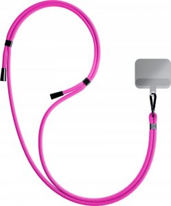 3MK Smycz do smartfona EasyClip Pink (black) 2