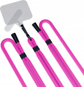 3MK Smycz do smartfona EasyClip Pink (black) 3