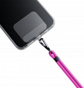 3MK Smycz do smartfona EasyClip Pink (black) 4