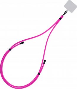 3MK Smycz do smartfona EasyClip Pink (black) 6