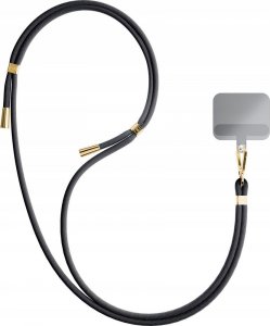 3MK Smycz do telefonu - 3mk EasyClip - czarna (złoty) 2