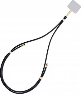 3MK Smycz do telefonu - 3mk EasyClip - czarna (złoty) 6