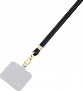 3MK Smycz do telefonu - 3mk EasyClip - czarna (złoty) 9