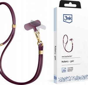 3MK Smycz do telefonu - 3mk EasyClip Elite - Mulberry (gold) ) 13