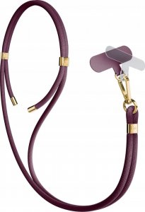 3MK Smycz do telefonu - 3mk EasyClip Elite - Mulberry (gold) ) 2