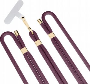 3MK Smycz do telefonu - 3mk EasyClip Elite - Mulberry (gold) ) 8