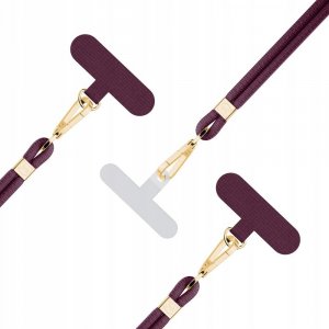 3MK Smycz do telefonu - 3mk EasyClip Elite - Mulberry (gold) ) 10
