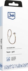3MK Smycz do telefonu EasyClip Elite - Taupe (beżowa ze złotymi dodatkami) 14