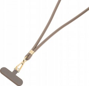 3MK Smycz do telefonu EasyClip Elite - Taupe (beżowa ze złotymi dodatkami) 5