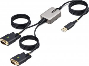 Kabel StarTech Adap Startech 2-Port USB to Seriell 4m 1