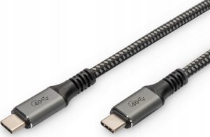 Kabel USB Digitus USB-C - USB-C 3 m Czarny (DB-300443-030-S) 1