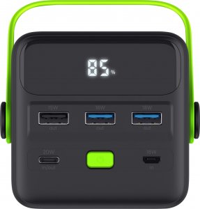 Powerbank Trust Redoh XXL 50000mAh Czarno-zielony 4