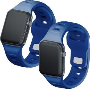 3MK 38/40/41 mm Blue - 3mk Silicone Watch Strap for Apple 5
