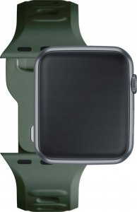 3MK 38/40/41 mm Dark Green - 3mk Silicone Watch Strap for Apple 1