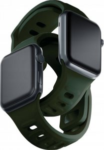 3MK 38/40/41 mm Dark Green - 3mk Silicone Watch Strap for Apple 12