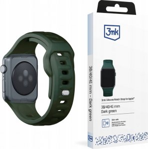 3MK 38/40/41 mm Dark Green - 3mk Silicone Watch Strap for Apple 14