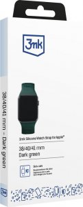 3MK 38/40/41 mm Dark Green - 3mk Silicone Watch Strap for Apple 15