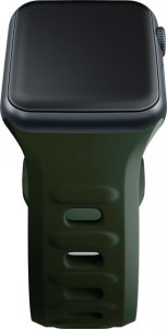 3MK 38/40/41 mm Dark Green - 3mk Silicone Watch Strap for Apple 3