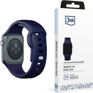 3MK 38/40/41 mm Ocean Blue - 3mk Silicone Watch Strap for Apple 1