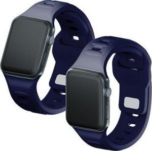 3MK 38/40/41 mm Ocean Blue - 3mk Silicone Watch Strap for Apple 5