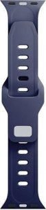 3MK 38/40/41 mm Ocean Blue - 3mk Silicone Watch Strap for Apple 8