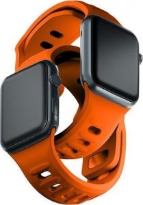 3MK 38/40/41 mm Orange - 3mk Silicone Watch Strap for Apple 13