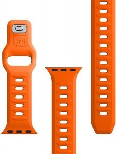3MK 38/40/41 mm Orange - 3mk Silicone Watch Strap for Apple 14