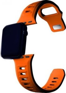 3MK 38/40/41 mm Orange - 3mk Silicone Watch Strap for Apple 10
