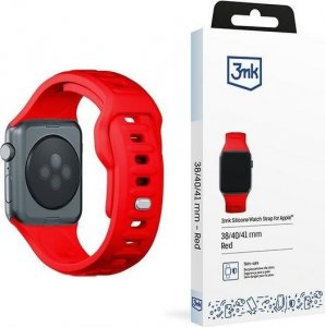 3MK 38/40/41 mm Red - 3mk Silicone Watch Strap for Apple 1