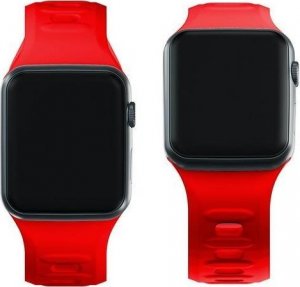 3MK 38/40/41 mm Red - 3mk Silicone Watch Strap for Apple 3