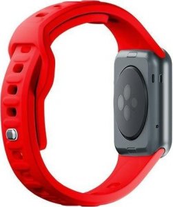 3MK 38/40/41 mm Red - 3mk Silicone Watch Strap for Apple 4