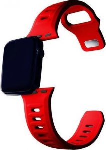 3MK 38/40/41 mm Red - 3mk Silicone Watch Strap for Apple 10