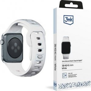 3MK 38/40/41 mm White - 3mk Silicone Watch Strap for Apple 1