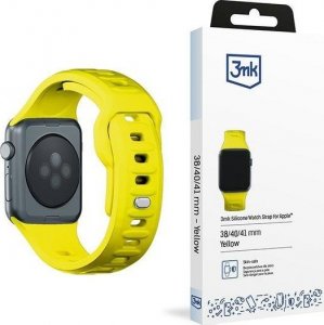 3MK 38/40/41 mm Yellow - 3mk Silicone Watch Strap for Apple 1