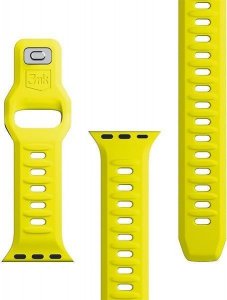 3MK 38/40/41 mm Yellow - 3mk Silicone Watch Strap for Apple 14