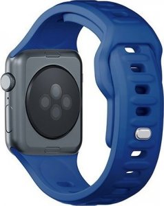 3MK 42/44/45/49 mm Blue - 3mk Silicone Watch Strap for Apple 11