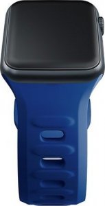 3MK 42/44/45/49 mm Blue - 3mk Silicone Watch Strap for Apple 12