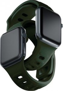 3MK 42/44/45/49 mm Dark Green - 3mk Silicone Watch Strap for Apple 13